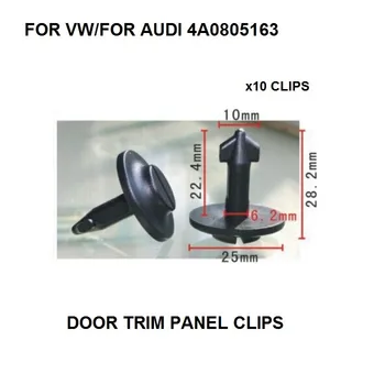 

x10pcs NEW GENUINE OEM UNDER ENGINE COVER CLIPS WHEEL ARCH CLIPS FOR AUDI A4 / SKODA SUPERB VW PASSAT B5 4A0805163 , 4A0805121