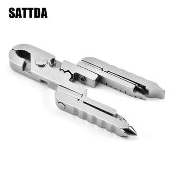 

Multi-functional outdoor tool equipped with mini pliers key clasp screwdriver Folding Knife EDC portable tools