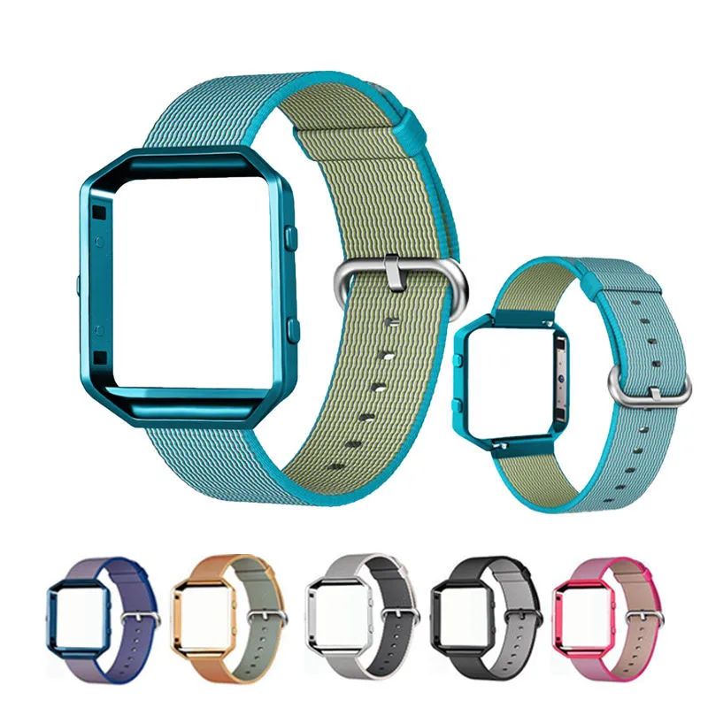 Sport Nylon Woven Watch Band For Fit bit Blaze Smart Watch Bands