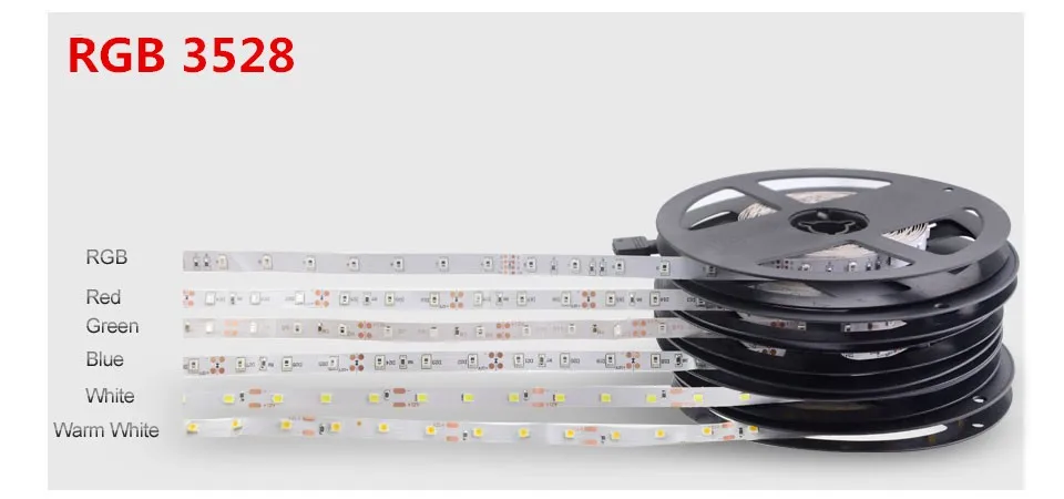 5 м свет Газа 5630 (5730) 3528 5050 SMD RGB строку ленты Клейкие ленты Roll-водонепроницаемый DC 12 В Гибкая светодиодная лампа Газа