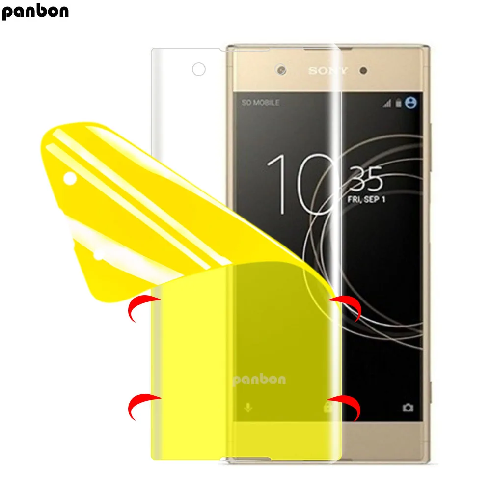 3D полное покрытие для Sony Xperia Xa1 ультра Гидрогелевая пленка sony XA1 Plus мягкая ТПУ HD