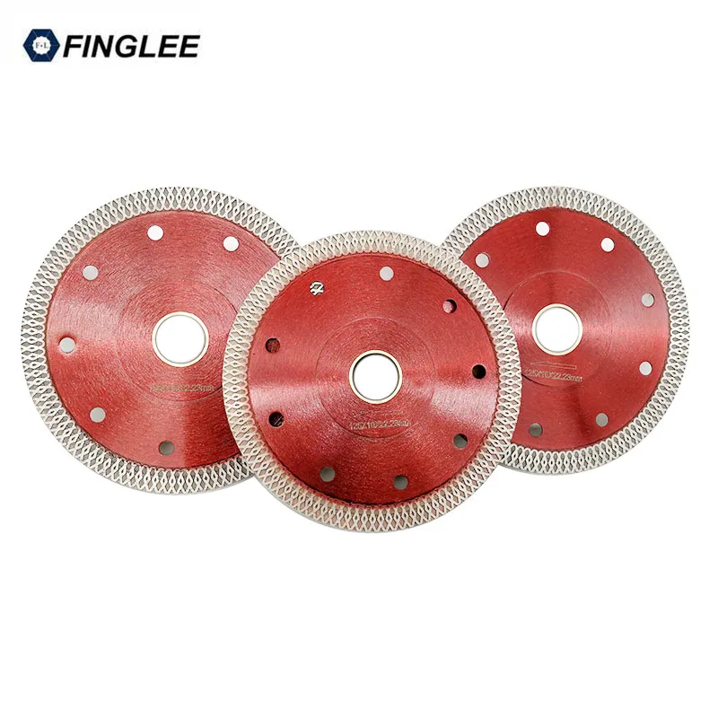 2pcs 125mm Wave Style Diamond Saw Blade for Porcelain tile ceramic Dry cutting aggressive disc marble granite Stone saw blade