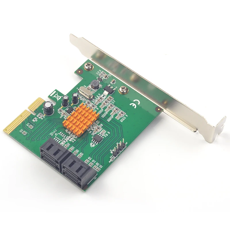 Компьютерная шина PCI E HyperDuo SATA 6G карта PCIe 4x SATA3.0 RAID 0 1 10 карт Marvell 88SE9230|marvell 88se9230|raid 0sata