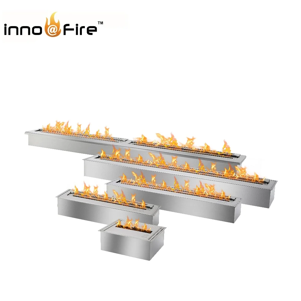 on sale 24 inch stainless steel manual indoor insert bio ethanol