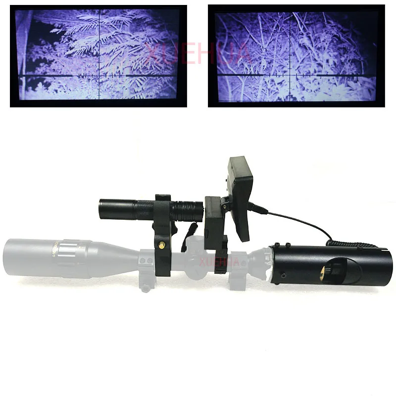 حار جديد تلسكوب للرؤية الليلية في الهواء الطلق الصيد البصريات البصر مناظير مع LCD و IR مصباح يدوي لا تشمل بندقية نطاق