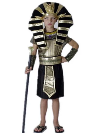 Костюмы египетского фараона на Хэллоуин для взрослых и детей; маскарадный костюм египетского фараона; королевская Клеопатра