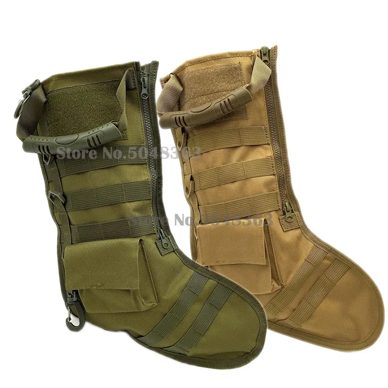Тактическая Новогодняя сумка для чулок Molle подвесная сумочка мешок