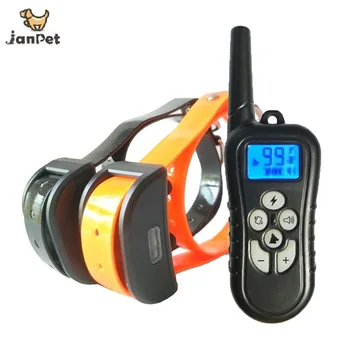 

JanPet 500Yards Waterproof Pet Dog Training Collar Eectric Remote Control Shock Collar With Vibration Electric Shocking E-Collar