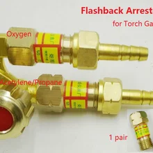 Кислородный ацетилен Flashback Arrestor обратный клапан пламя Buster M16* 1,5 для газа резка фонарь на входе