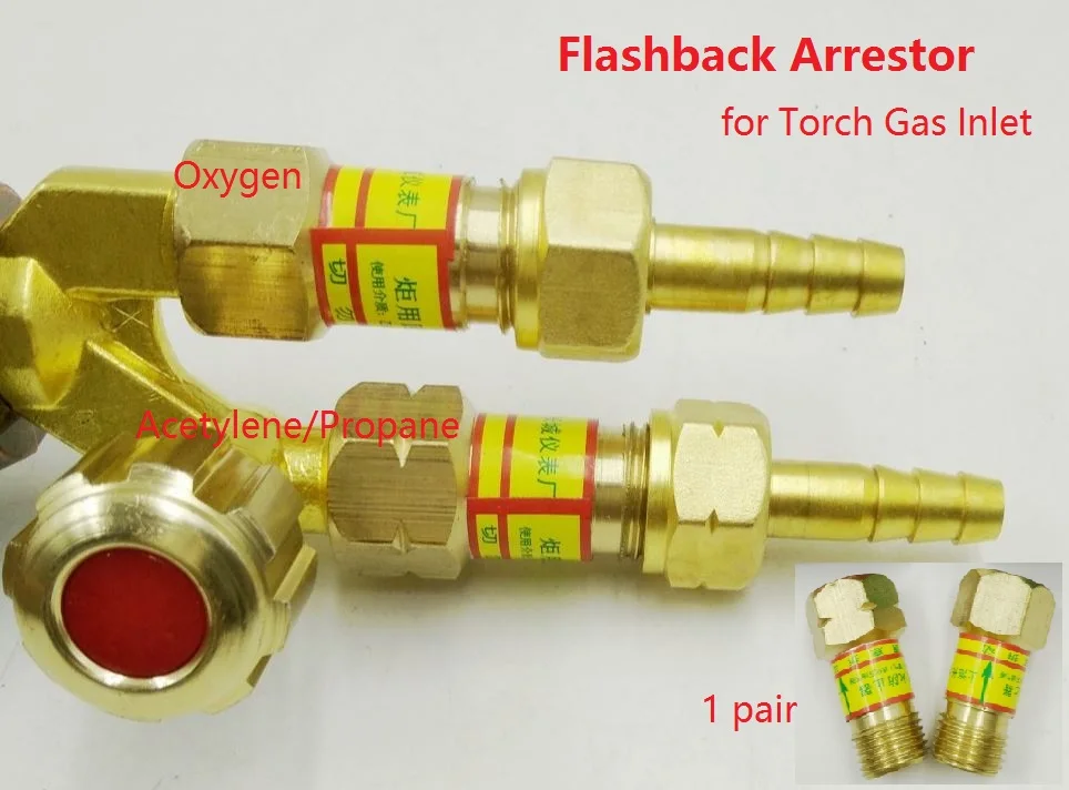 Oxygen Acetylene Flashback Arrestor Check Valve Flame Buster M16*1.5