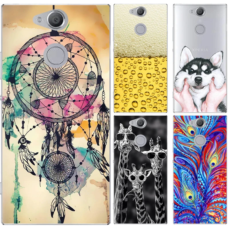Phone Case For Sony Xperia XA2 5.2-inch /XA 2 Ultra 6-inch Cute Cartoon High Quality Painted TPU Soft Silicone Cover Shell |
