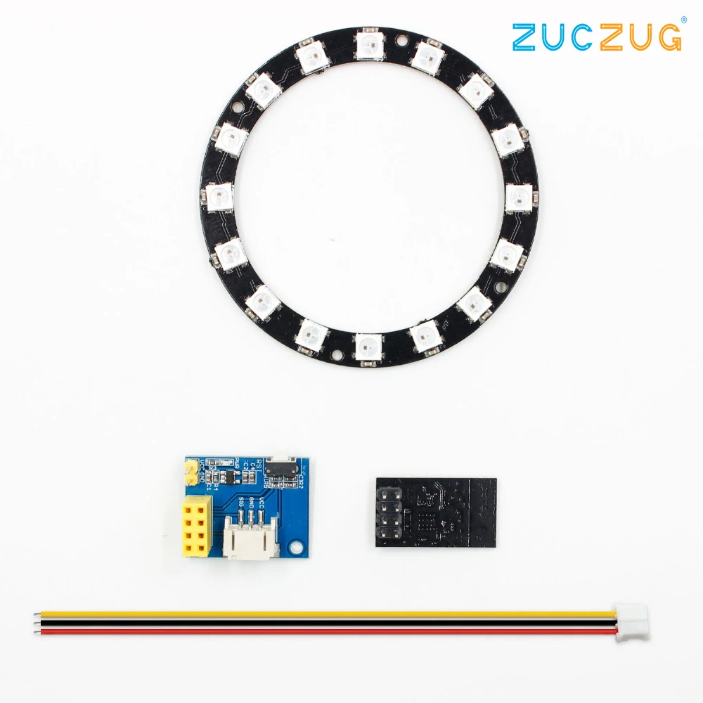 ESP8266 ESP01 ESP 01 RGB LED контроллер Adpater WIFI модуль для Arduino IDE WS2812 WS2812B 5050 16 бит световое