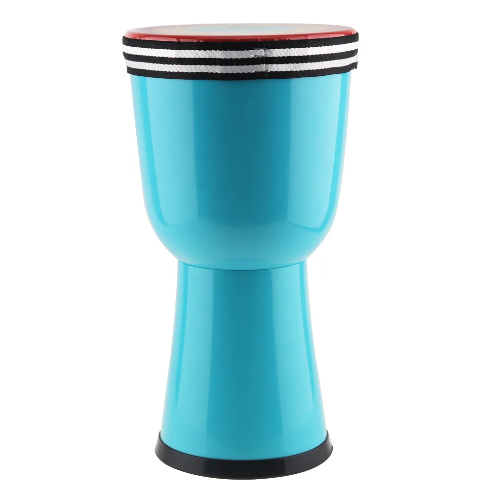 8 дюймов прочный Африканский Djembe барабан красочный ABS баррель ПВХ кожа легкий