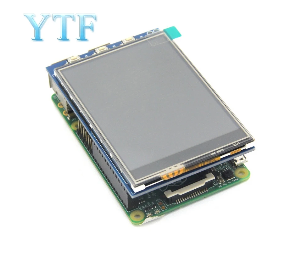 3 2 дюймовый резистивный сенсорный ЖК дисплей x мм Raspberry Pi 4B/3B + plus модель экрана|pi 3|pi