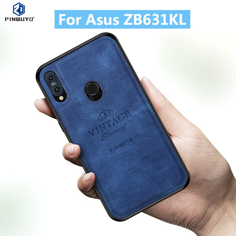 

For Asus ZB631KL Original PINWUYO VINTAGE PU Leather Protective Phone Case for Asus Zenfone Max Pro M2 ZB631KL Cell Phone Cover