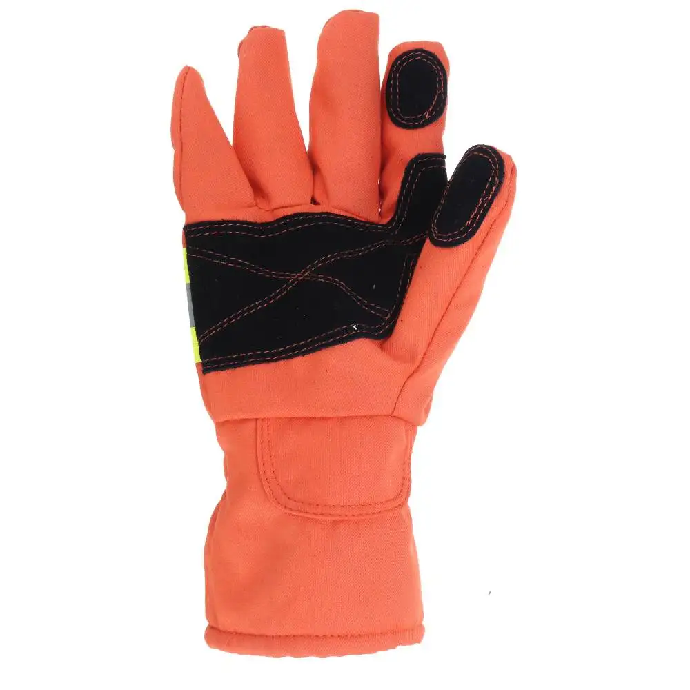 Противопожарные защитные рабочие перчатки светоотражающий ремень Огнестойкие Антистатические защитные перчатки для пожарных высокое качество