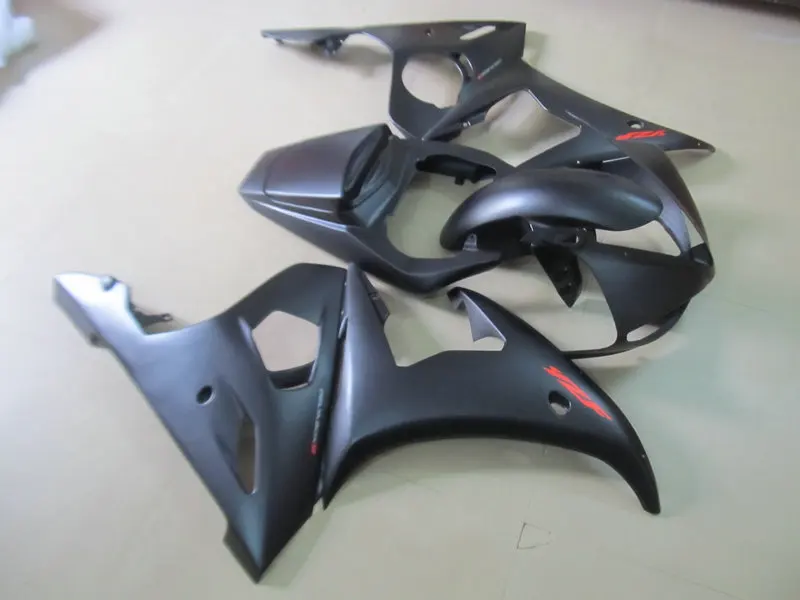 

Motorcycle Fairing Kit for YAMAHA YZFR6 05 YZF R6 2005 YZF600 yzfr6 2005 ABS Matte black Fairings set+7gifts KS02