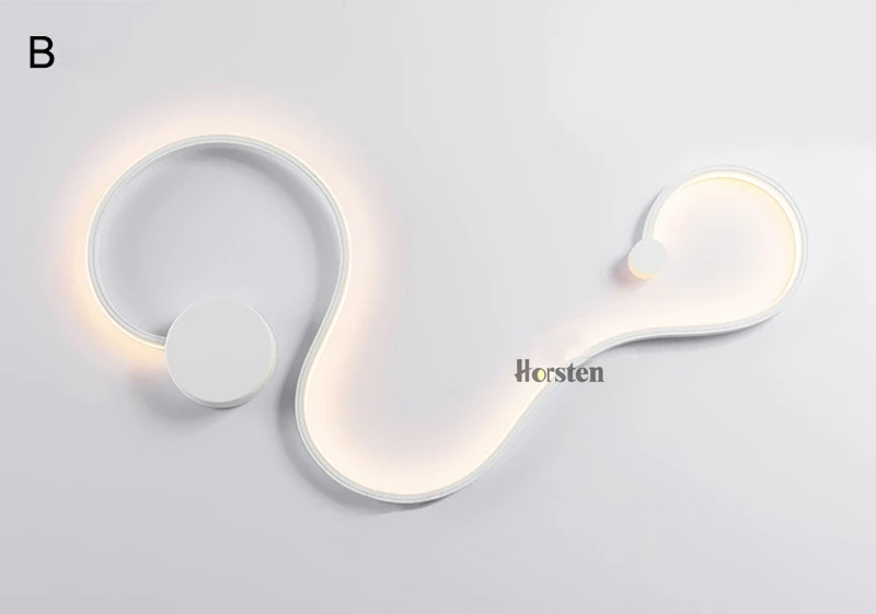Creative Postmodern Minimalist LED Wall Light Personalized Nordic Wall Lamp For Bedroom Living Room Corridor Hotel Restaurant (13)