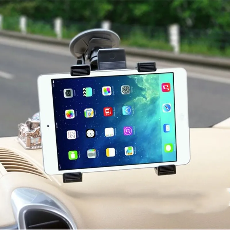 Универсальный 7-" Автомобильный кронштейн, подставка на лобовое стекло для IPad Air 2 Mini 4, держатель для планшетного ПК, вращающаяся на 360 градусов, поддержка gps/DVD