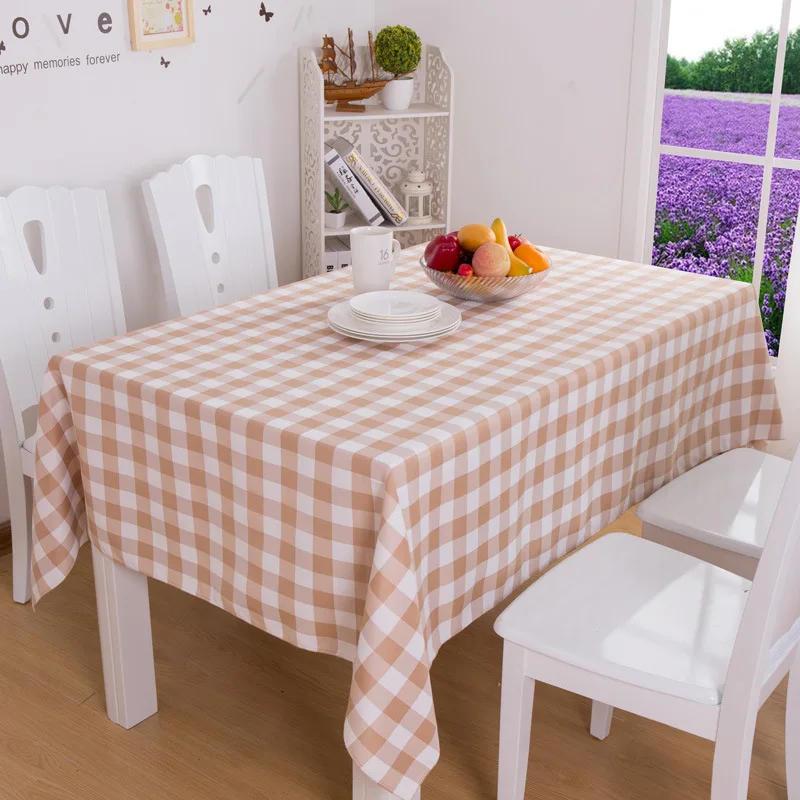  Plaid table cloth rectangular tablecloth for table modern home decorative dinning table cover red r