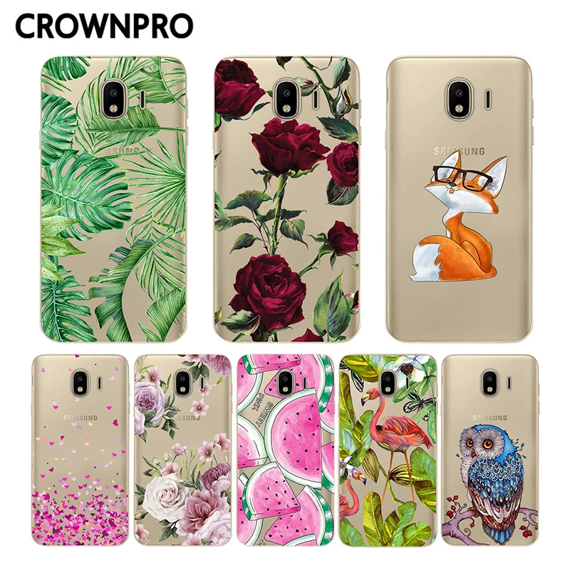 

CROWNPRO Soft TPU sFOR Samsung Galaxy J4 2018 Case Cover Back Silicone sFOR Samsung J4 2018 Case Phone sFOR Samsung J6 2018 Case