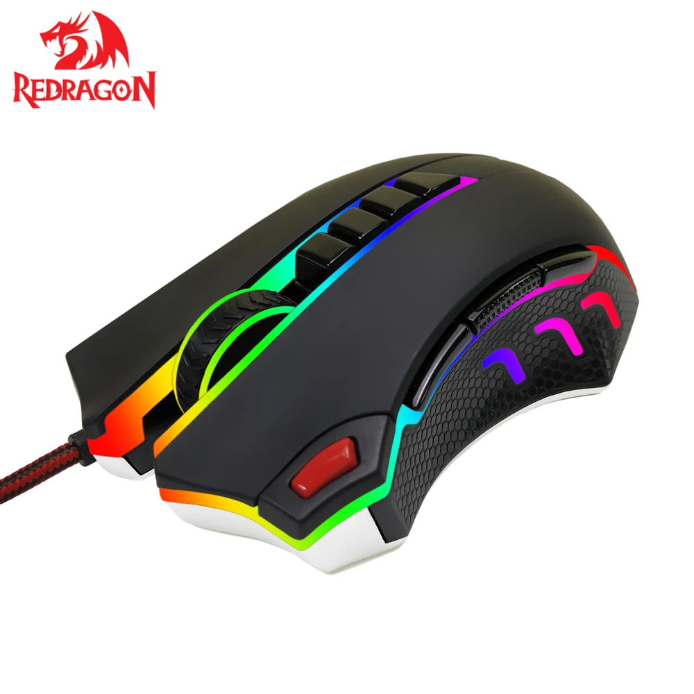 Лазерная игровая мышь Redragon M802 24000 DPI 10 программируемых кнопок|Мыши| |