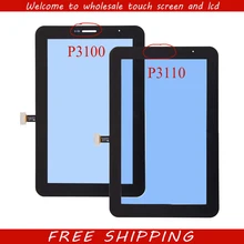 Novo 7 inch inch polegadas touchscreen para samsung galaxy tab 2 7.0 p3100 p3110 p3113 tablet toque digitador da tela do painel de vidro
