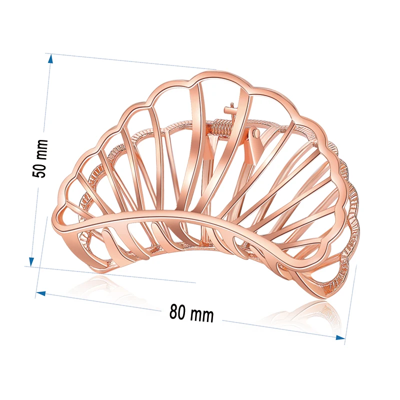 Женские большие зажимы для волос заколка-краб металлические когти для волос для женщин женские аксессуары для волос заколка для волос головной убор