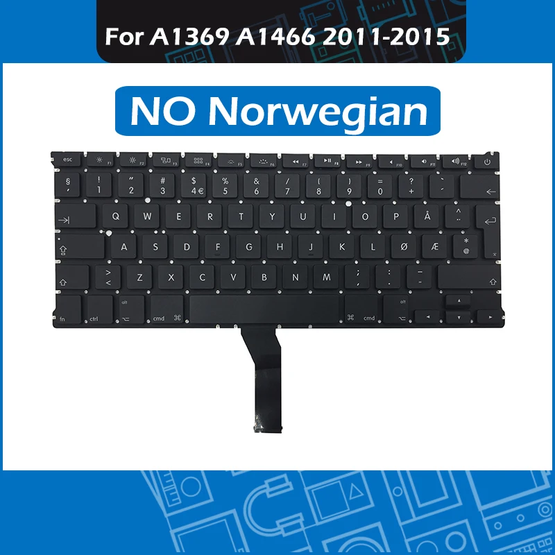 2011-2015 A1466 Replacement Keyboard PT Portuguese NO Norwegian HU Hungarian CH Swiss for Macbook A
