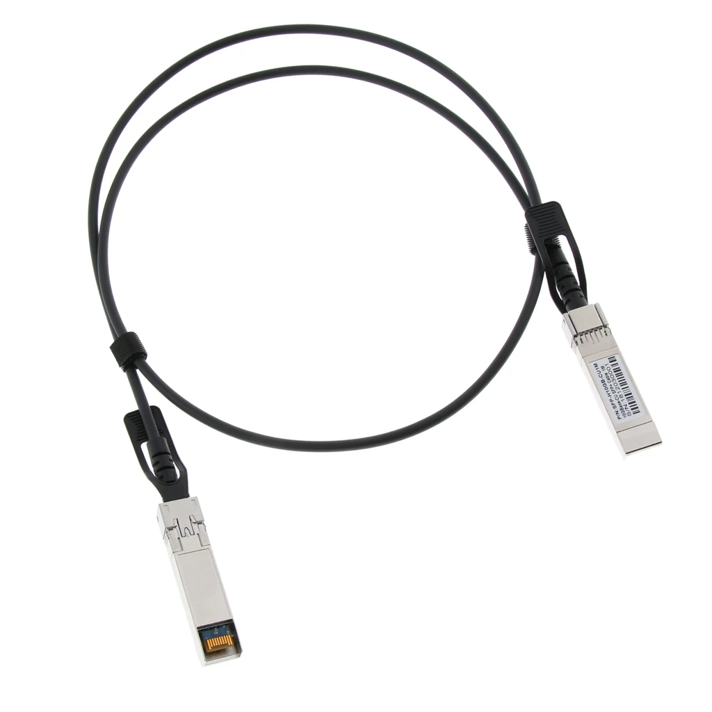 SFP+ to SFP+ Direct Attach Cable (SFF-8431 to SFF-8431), Passive, 10Gbps Ethernet Cooper Breakout Cable Splitter, 1 Meter
