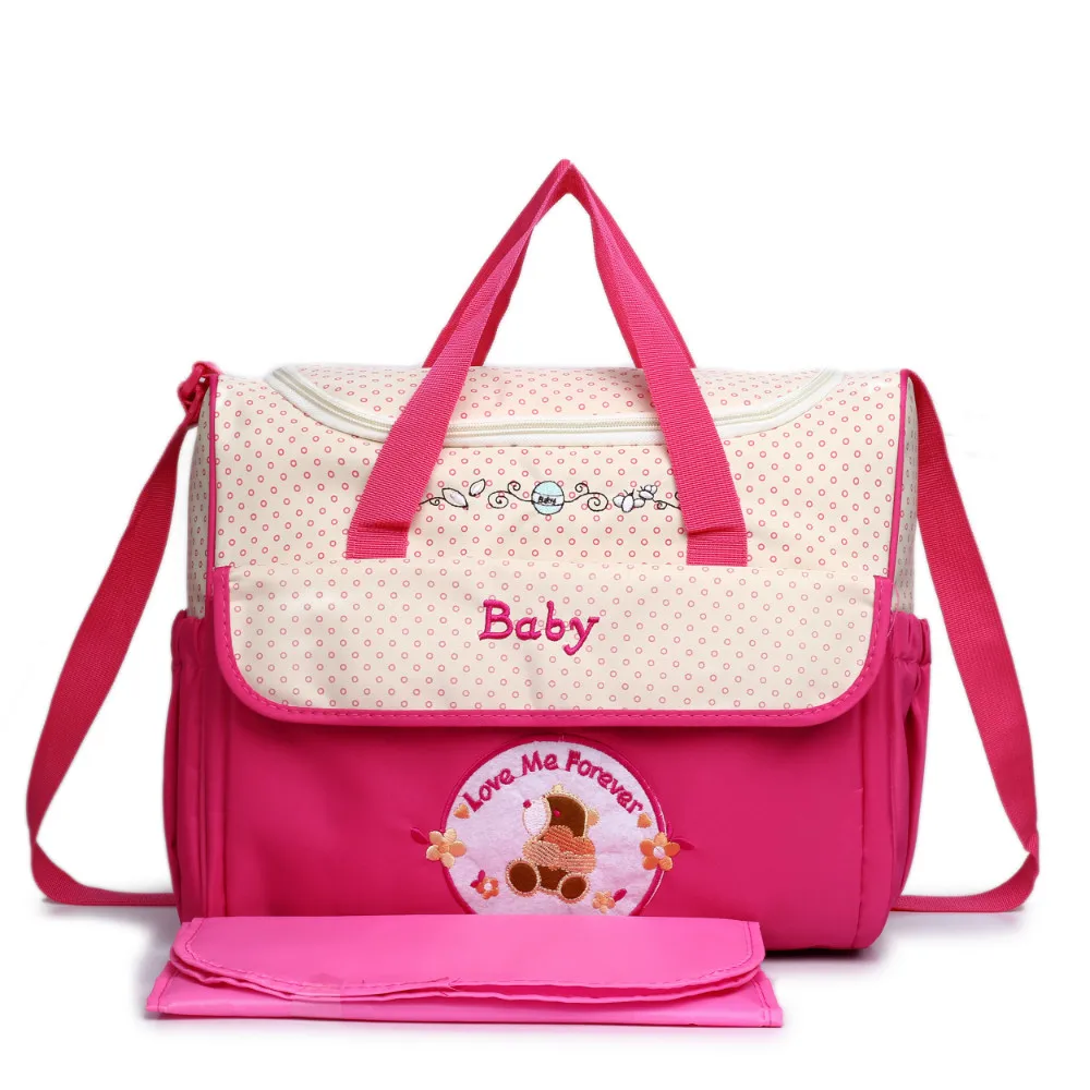 

Large Bear Animal Women Mummy Baby Diaper Nappy Changing Clean Zip Crossbody Shoulder Tote Handbag Messenger Satchel Hand Bag