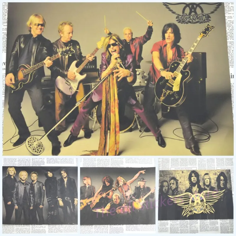 

Aerosmith Home Furnishing decoration Kraft acid rock music Poster Drawing core Wall stickers/1034