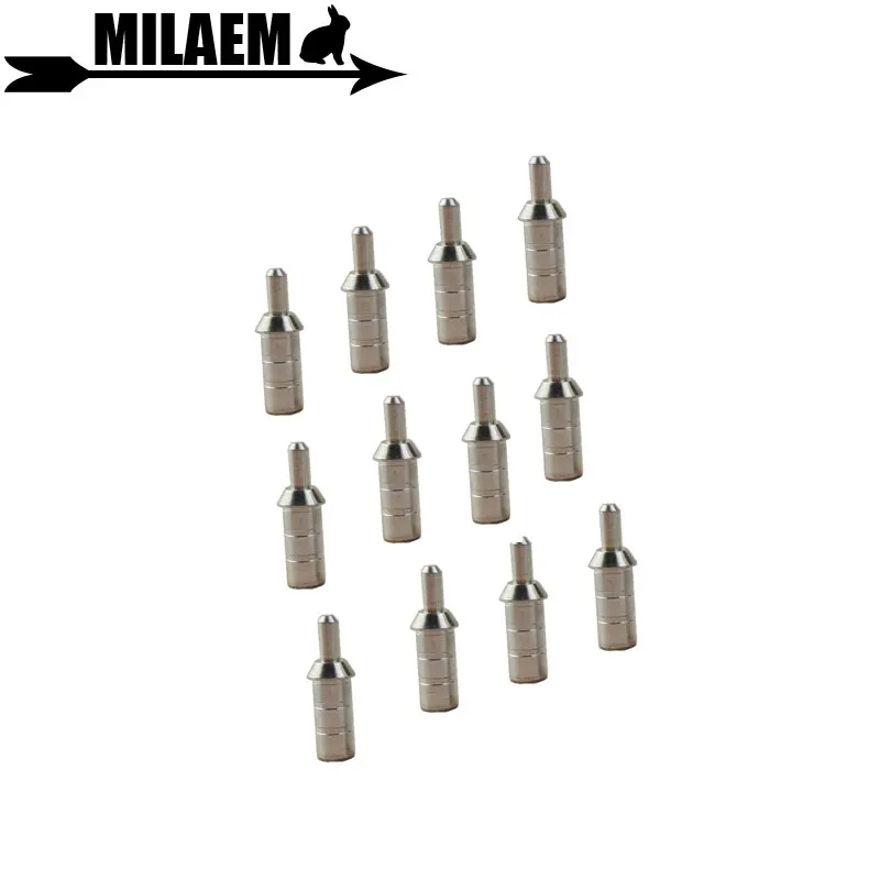 50pcs Archery Arrow Pin Nock Aluminum Pins Nock Carbon Fiberglass Arrow for ID 6.0mm Inner