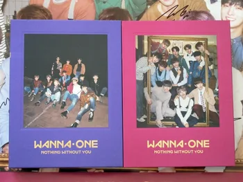 

signed WANNA ONE autographed mini1st following album 1-1=0 K-POP CD+photobook 112017