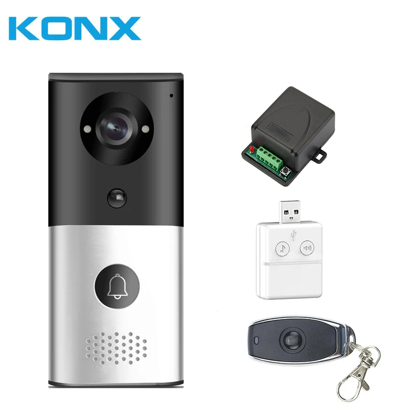 KONX KW03 1080P H.264 смарт WiFi видео домофон дверной звонок беспроводной разблокировка ИК