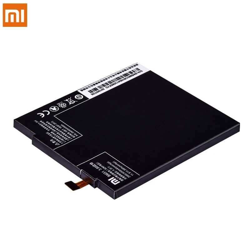Оригинальный BM31 BM32 BM39 BM3C BM22 батарея для Xiaomi Mi3 Mi4 Mi5 Mi6 Mi7 Mi 3 4 5 6 7 сменный литий