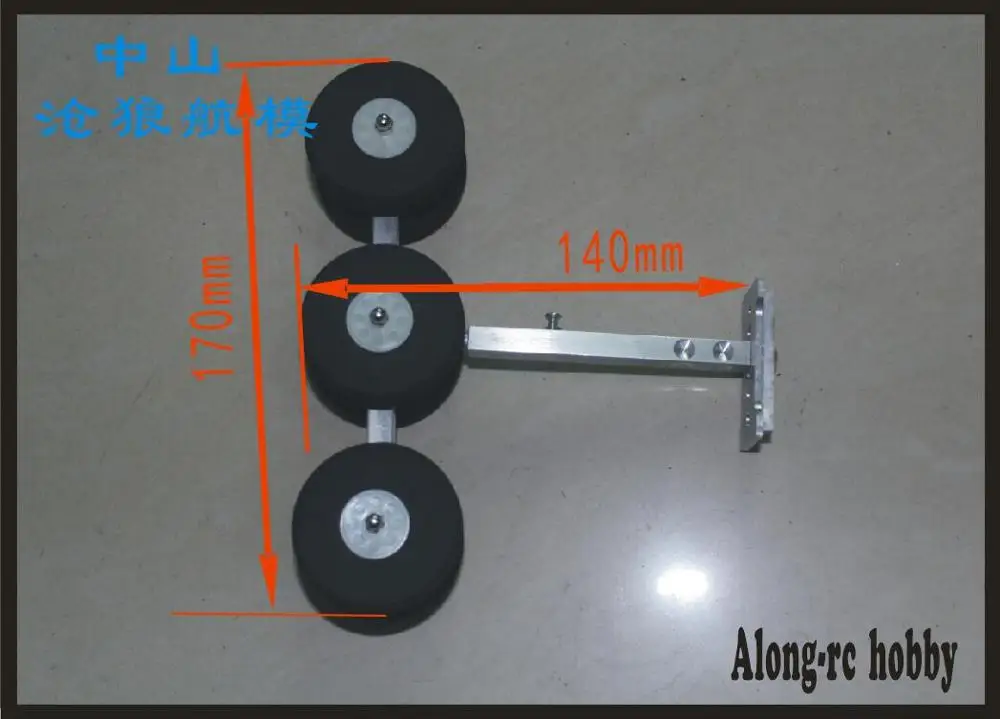 4 колеса или 6 колес демпфирующая функция шасси для EDF rc самолет DIY Модель самолета запасная часть Diy модель части