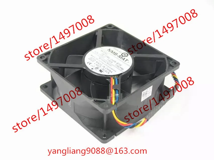 

NMB-MAT 3615ML-04W-B76 A03 V01 DC 12V 1.60A 4-проводной 90x90x38 мм вентилятор охлаждения сервера