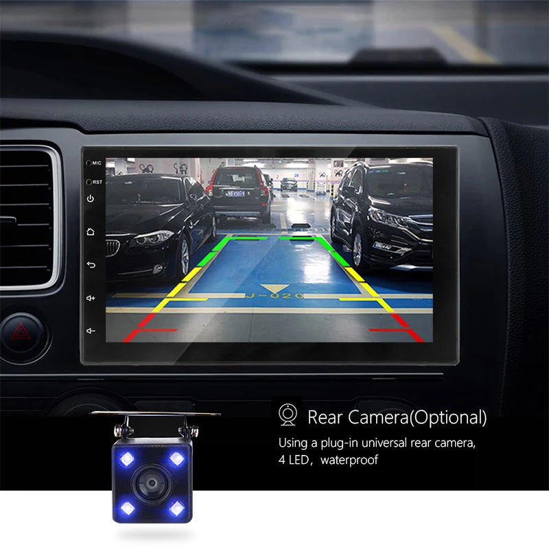 Android 8.1 2 Din 7 inch HD 4 Core Touch Screen Car radio Multimedia Player Universal Bluetooth autoradio GPS MAP Mirror Link Android 8.1 2 Din 7 inch HD 4 Core Touch Screen Car radio Multimedia Player Universal Bluetooth autoradio GPS MAP Mirror Link