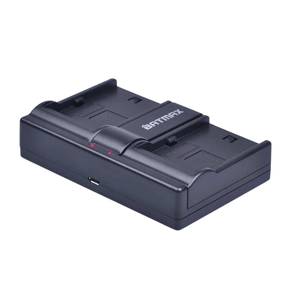 Baterias + Carregador Duplo para Sony Batmax 5200 Mah Np-f770 Np-f750 np F770 F750 Npf770 750 Usb Ccd-rv100 Dcr-tru47e 4 Pçs 7.2 v - Image 5