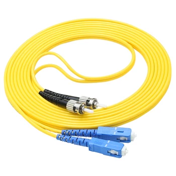 

5pcs/bag 5m SC/UPC-ST/UPC Duplex 2.0mm Single Mode Fiber Optic Patch Cord