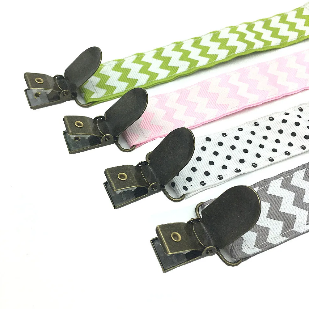 

4pcs Set Baby Pacifier Holder Clips Chain Dummy Nipple Belt Teether Soother #3