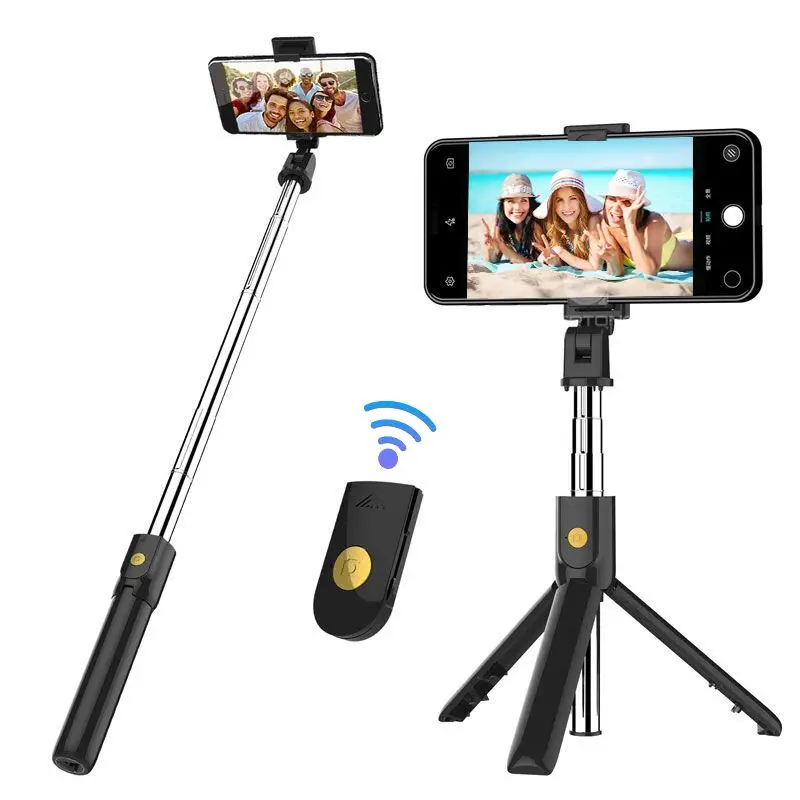 

Wireless Bluetooth Tripod Stand Selfie Stick Monopod For IOS Android Smart Phone Desktop Tripod Holder Mini Selfie Stick