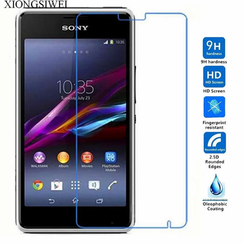 Закаленное стекло для защиты экрана Sony Xperia E1 защитная пленка 2 5 9h D2004 D2005 D2104 D2105 D2114