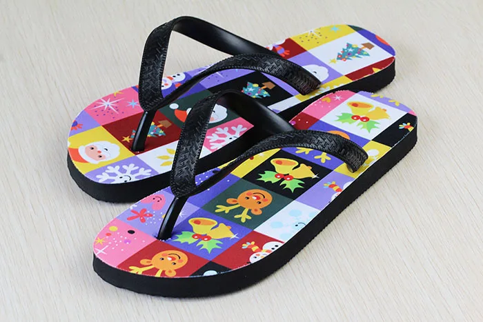 custom printed flip flops