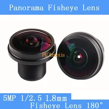 PU`Aimetis CCTV lens 1/2.5 1.8mm 180 degree 5MP CCTV MTV Board Lens Fisheye Lens for Security CCTV Video 1080P IP camera