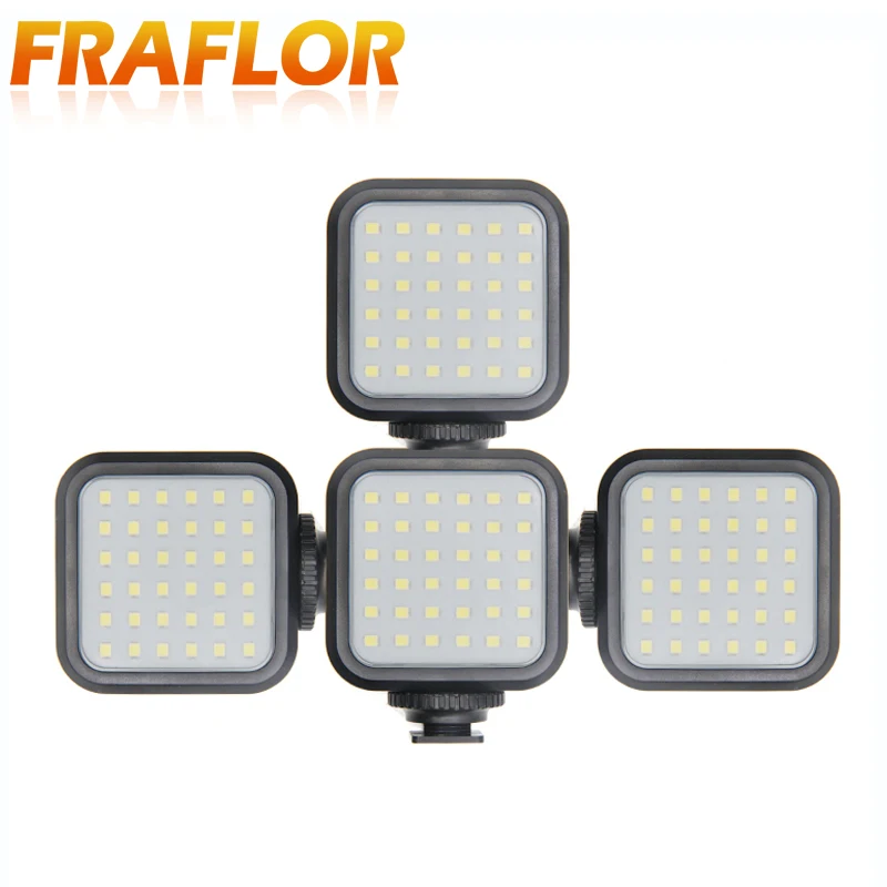 Bright 36pcs LED Video Light Lamp Photo Lighting on Camera For Mobile Phone Action Camera Brightness Photography Lighting Lamp