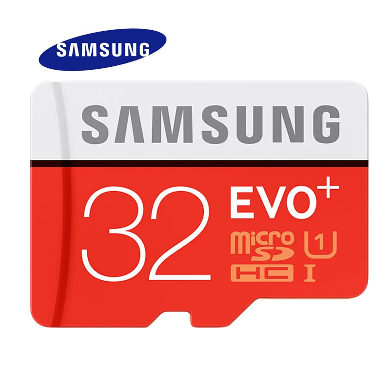 SAMSUNG Memory Card 32G SDHC SDXC 80MB/s Grade EVO+ MicroSD Class 10 Micro SD C10 UHS TF Trans Flash 32 GB Phone Cards