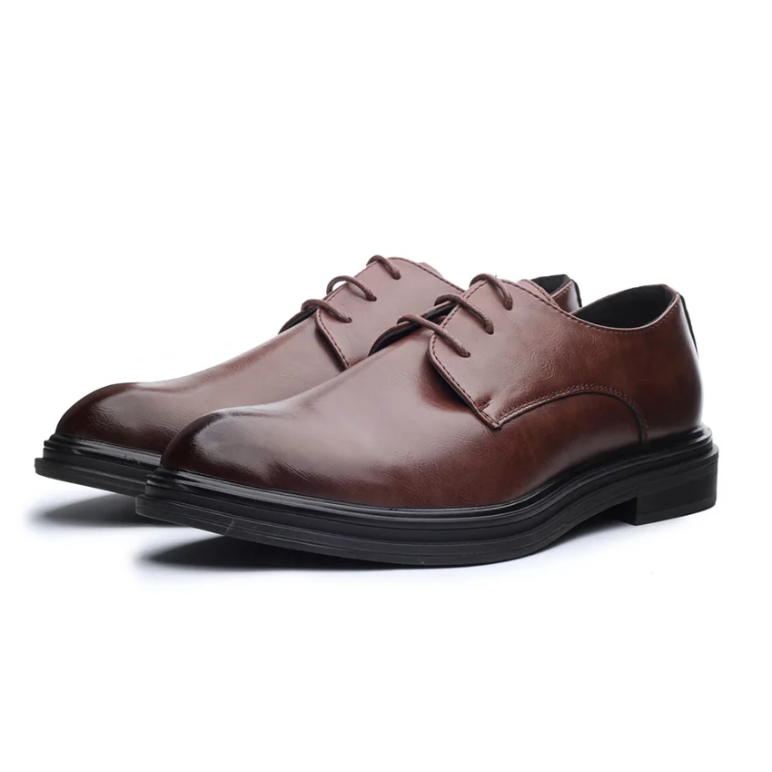 DESAI Shoes Men Korean Fashion Pointy Casual Men's Shoes Spring Summer Autumn Winter Leather Shoes Business Flats