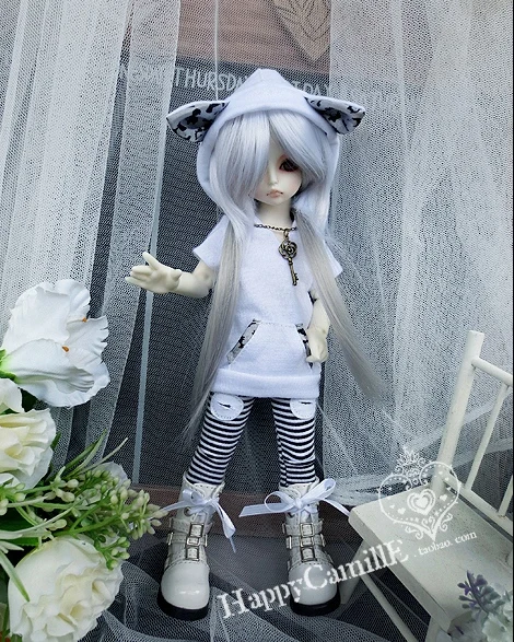 1/6 1/4 масштаб BJD футболка + брюки костюм для BJD/SD Одежда Аксессуары кукол куклы в